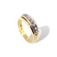 Ring Idee Preziose dal 1987 Woman in Yellow Gold Diamante 0.15 Ct IP.AK18M/1D - IP.AK18M/1D